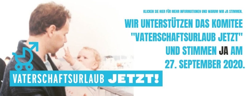 Vaterschaftsurlaub jetzt